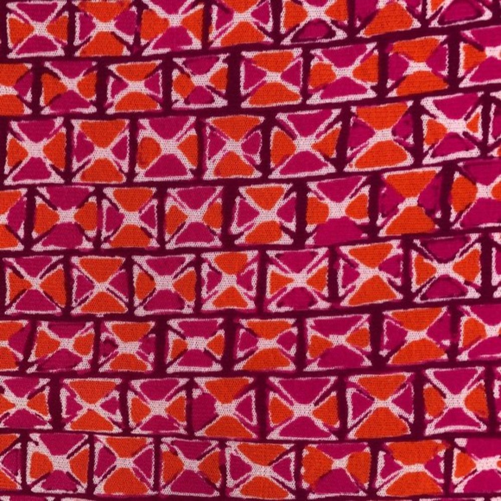 George Women's Sleeveless Blouse Magenta Orange 100% Nylon Small Round Neck - Picture 11 of 12
